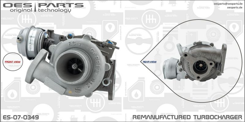 OES PARTS Компрессор, наддув ES-07-0349